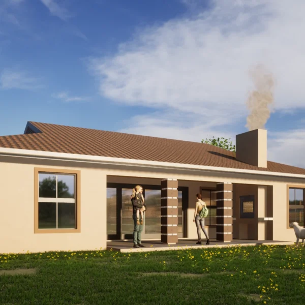 LNCA DurbanArchitect PurchasePlans Tuscan 3 bed house Image4 600x600
